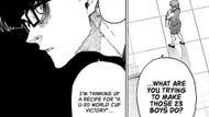 Ego and Anri as seen in Blue Lock chapter 305 (Image credit: Kodansha)